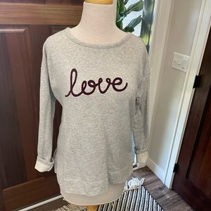 Loft Love Sweatshirt Size Small